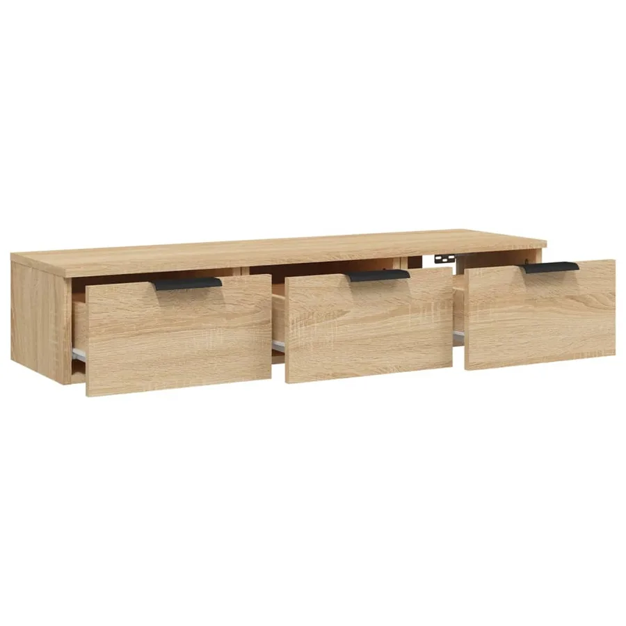 Armoire murale Chêne sonoma 102x30x20 cm Bois d'ingénierie - 6