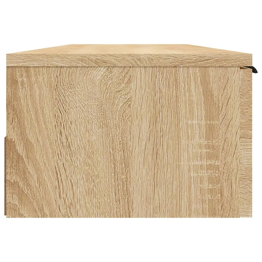 Armoire murale Chêne sonoma 102x30x20 cm Bois d'ingénierie - 7