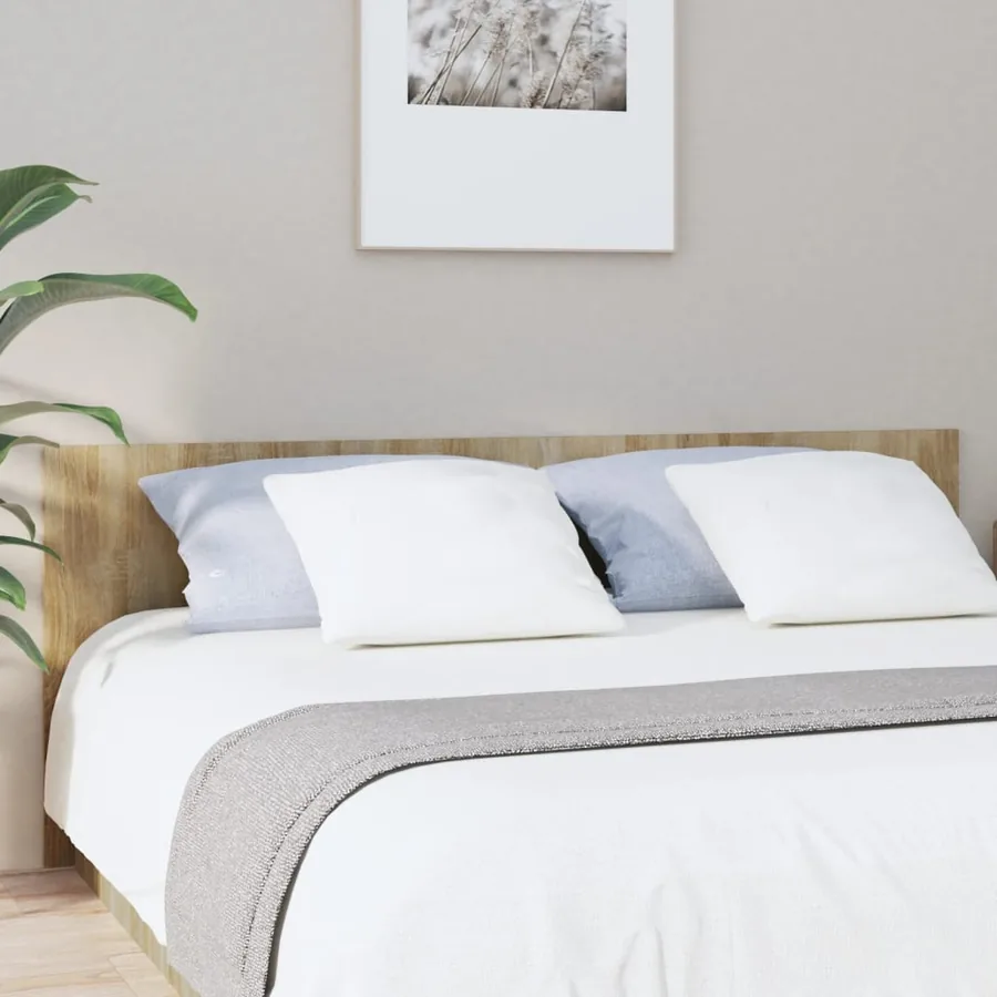Tête de lit Chêne sonoma 200x1,5x80 cm Bois d'ingénierie