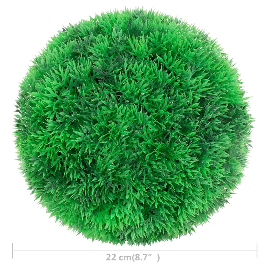 Boules de buis artificielles 2 pcs 22 cm - 4