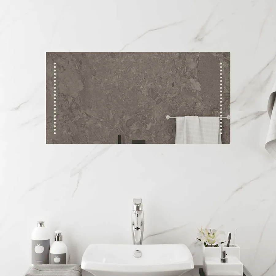Miroir de salle de bain à LED 80x40 cm - 3
