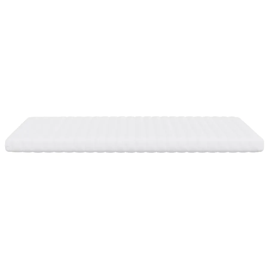 Matelas en mousse blanc 120x200 cm 7 zones dureté 20 ILD - 4