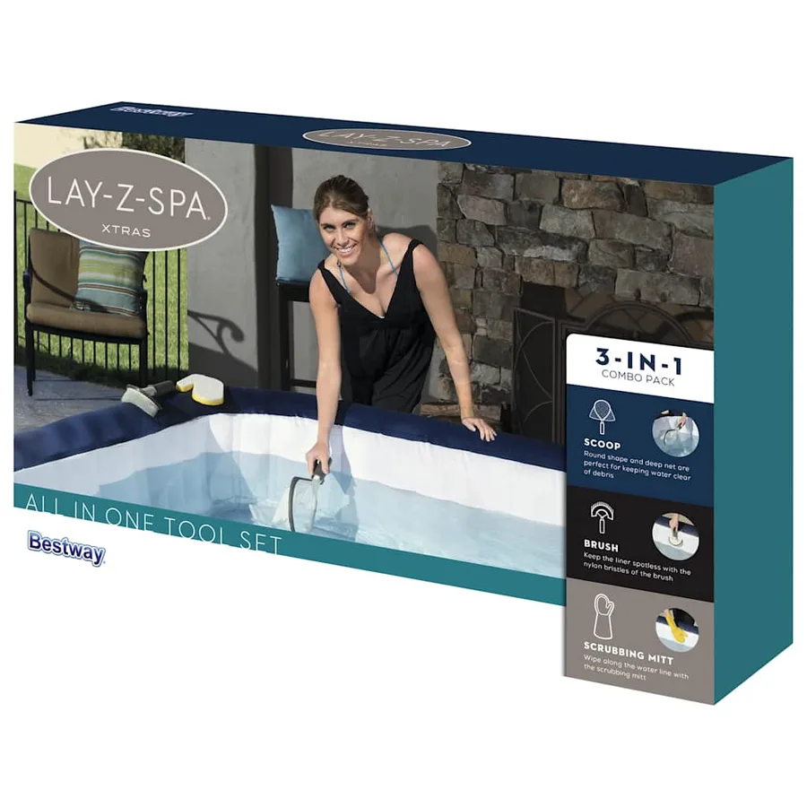 Bestway Ensemble d'outils Lay-Z-Spa All in One - 8
