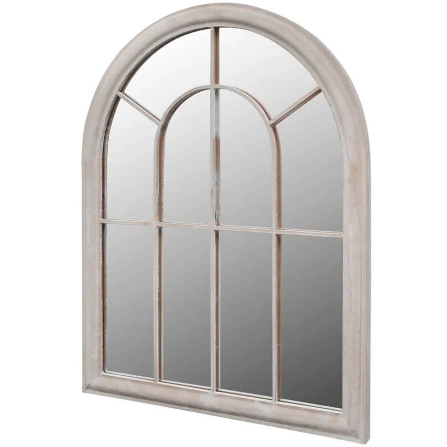Miroir de jardin d'arche rustique 69x89 cm Intérieur/extérieur
