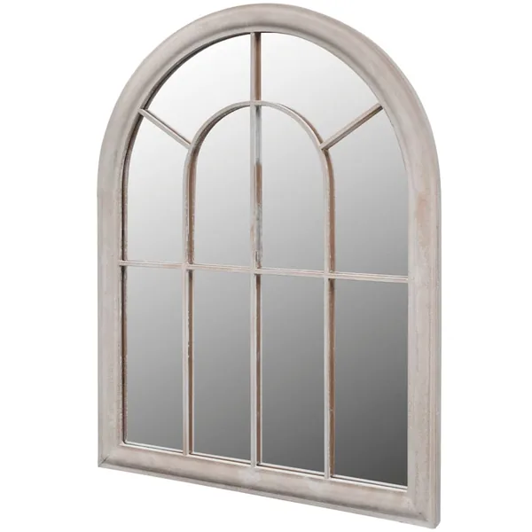 Miroir de jardin d'arche rustique 69x89 cm Intérieur/extérieur