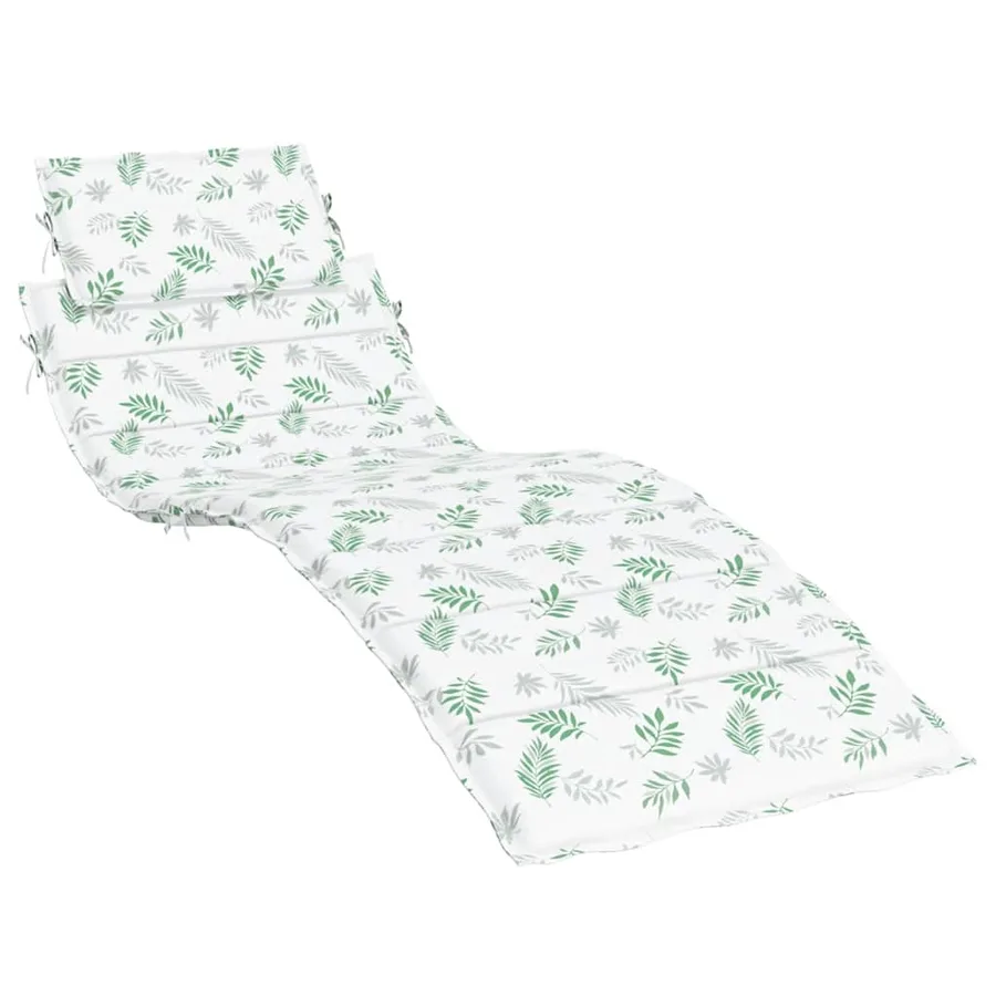 Coussin de chaise longue motif de feuilles tissu oxford - 2