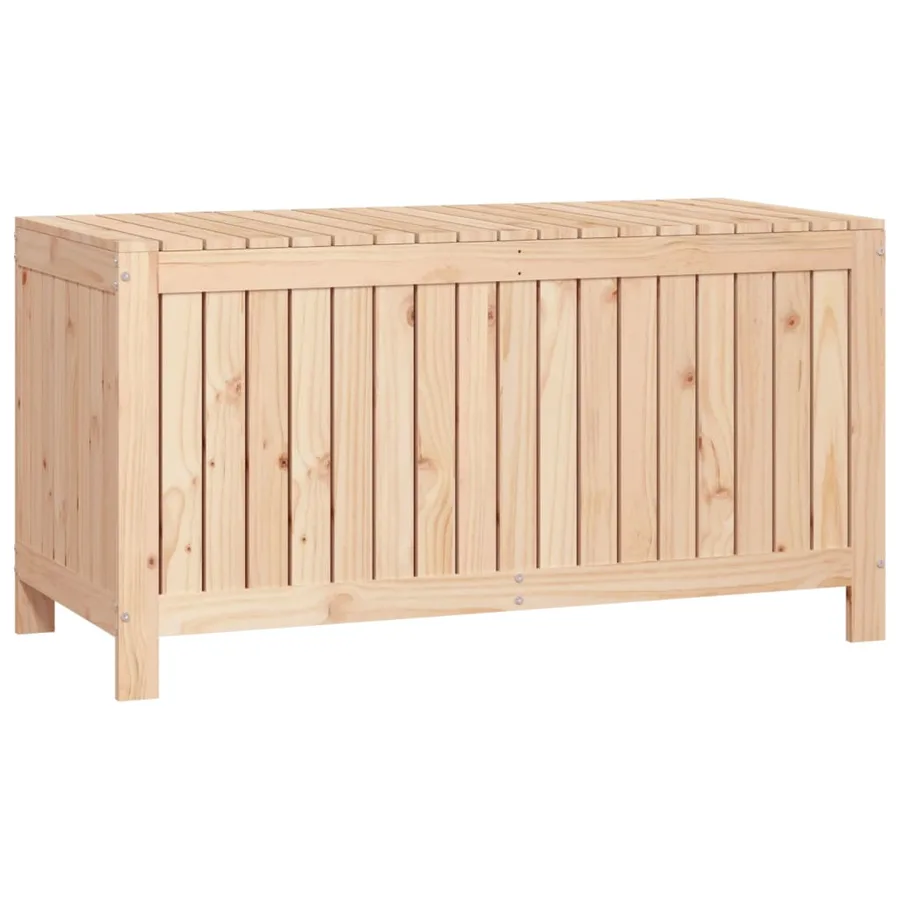 Boîte de rangement de jardin 121x55x64 cm Bois massif de pin - 5