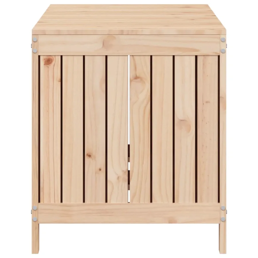 Boîte de rangement de jardin 121x55x64 cm Bois massif de pin - 7