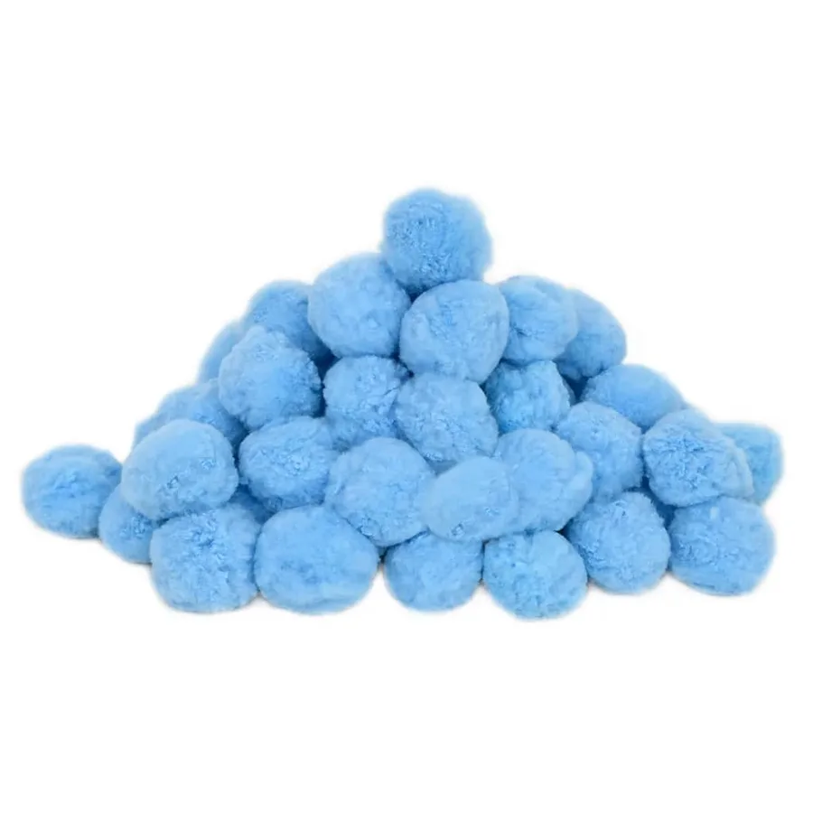 Boules anti-bactériennes filtrantes de piscine bleu 1400 g PE - 4