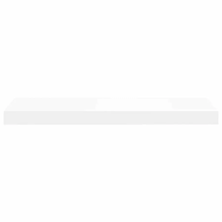 Étagères murales flottantes 2 pcs blanc 60x23,5x3,8 cm MDF - 7