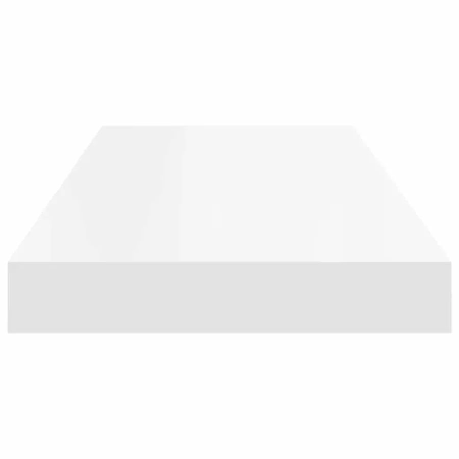 Étagères murales flottantes 2 pcs blanc 60x23,5x3,8 cm MDF - 8