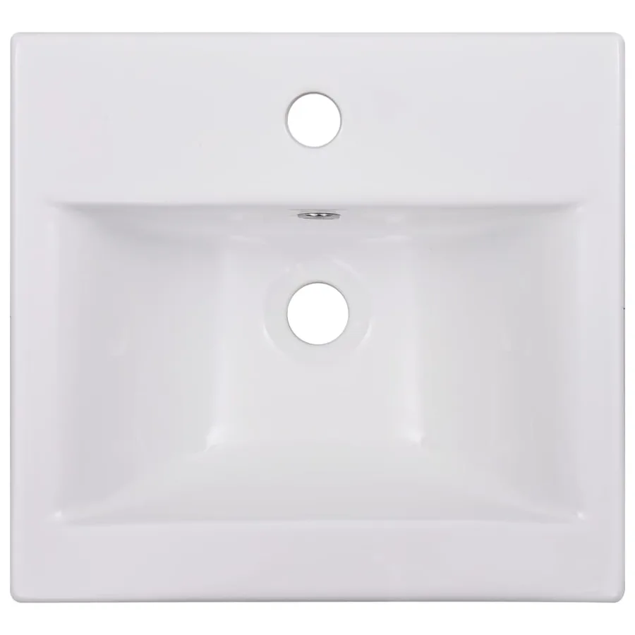 Ensemble de meubles de salle de bain Blanc Aggloméré - 10
