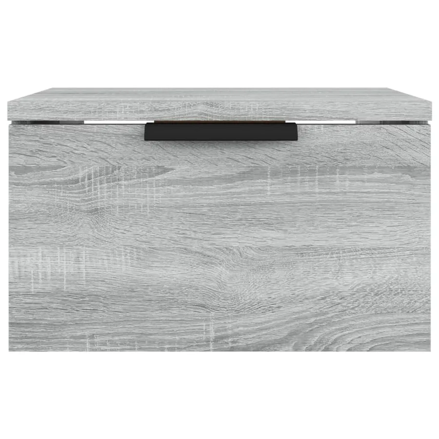 Tables de chevet murales 2 pcs Sonoma gris 34x30x20 cm - 6