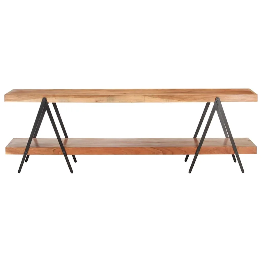 Meuble TV 160x40x50 cm Bois d'acacia solide - 2