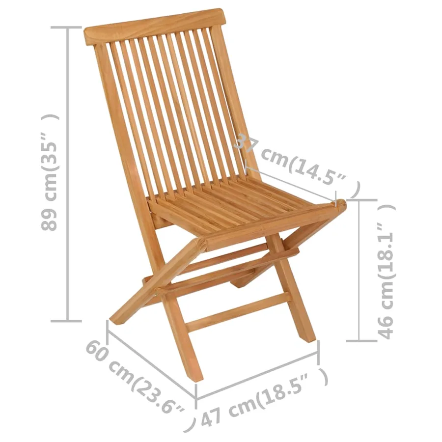 Ensemble à manger de jardin 9 pcs Bois de teck massif - 12