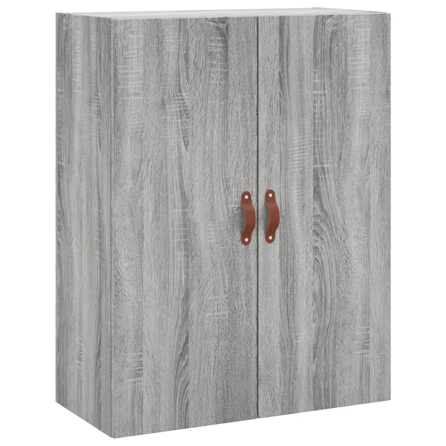 Buffet haut Sonoma gris 69,5x34x180 cm Bois d'ingénierie - 4