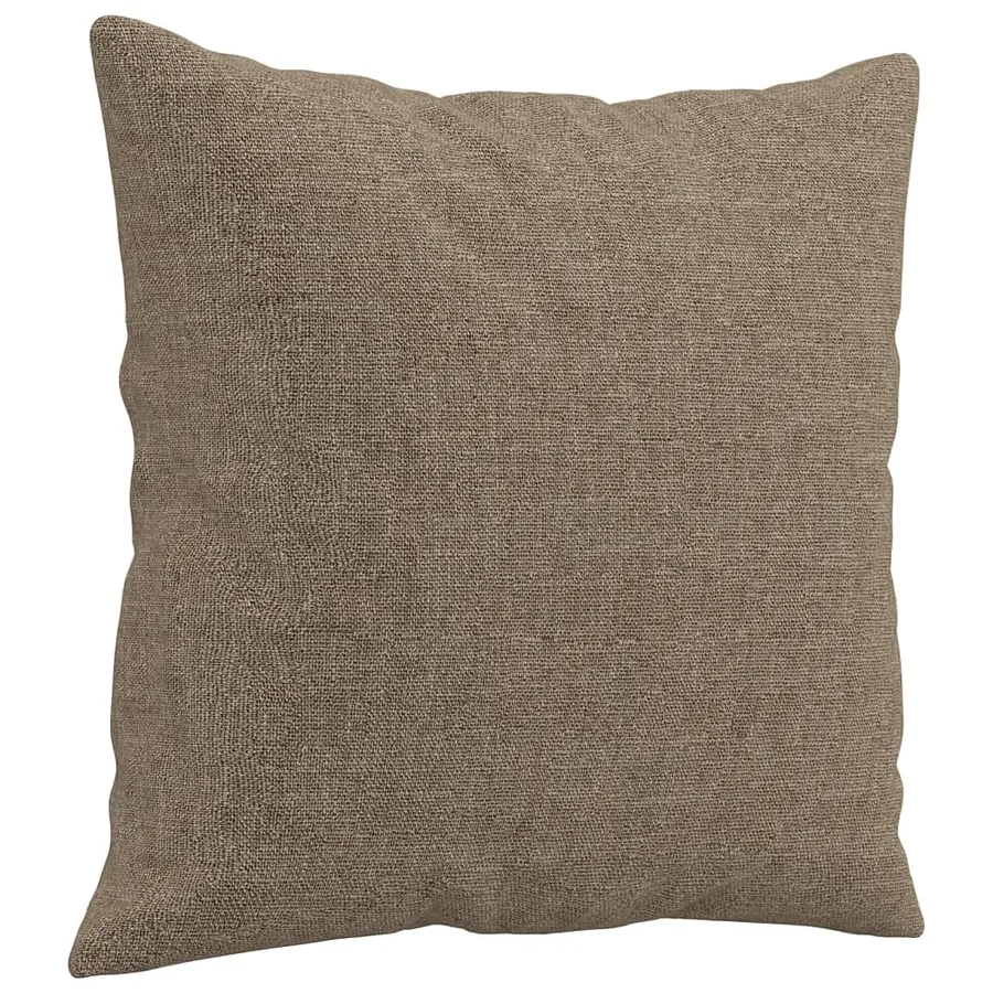 Coussins décoratifs lot de 2 Taupe 40x40 cm Tissu - 3