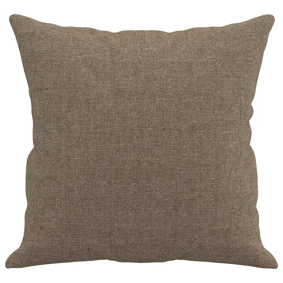 Coussins décoratifs lot de 2 Taupe 40x40 cm Tissu - 4