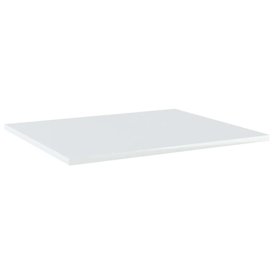 Panneaux bibliothèque 8pcs Blanc brillant 60x50x1,5cm Aggloméré - 2