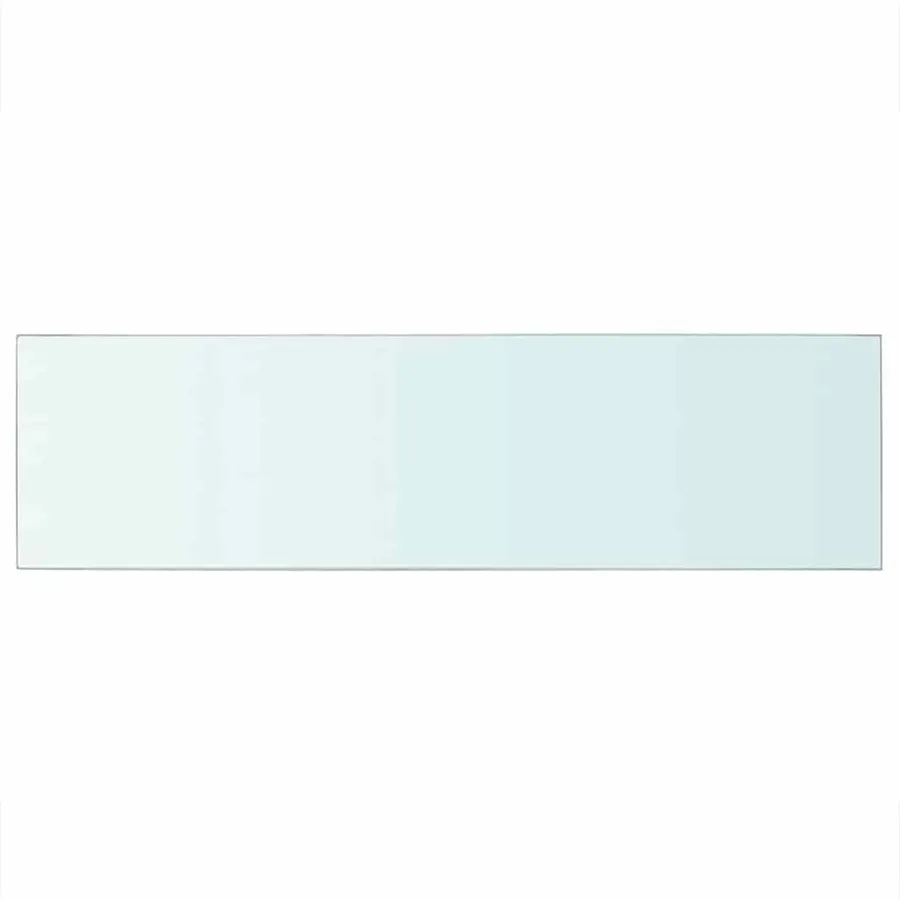 Panneau pour étagère Verre transparent 90 x 25 cm - 2