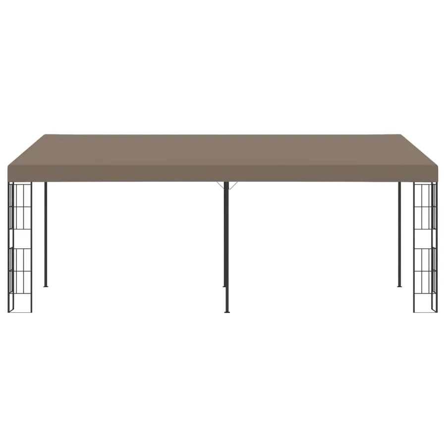Belvédère mural 6x3 m Taupe Tissu - 2