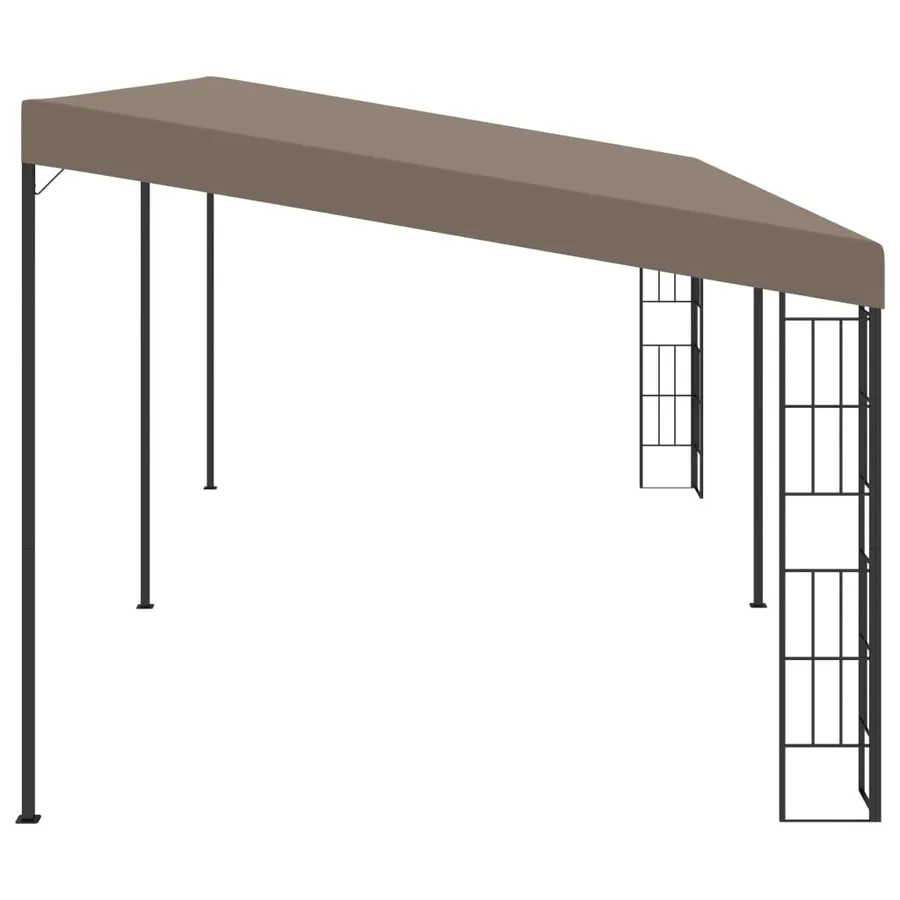 Belvédère mural 6x3 m Taupe Tissu - 3