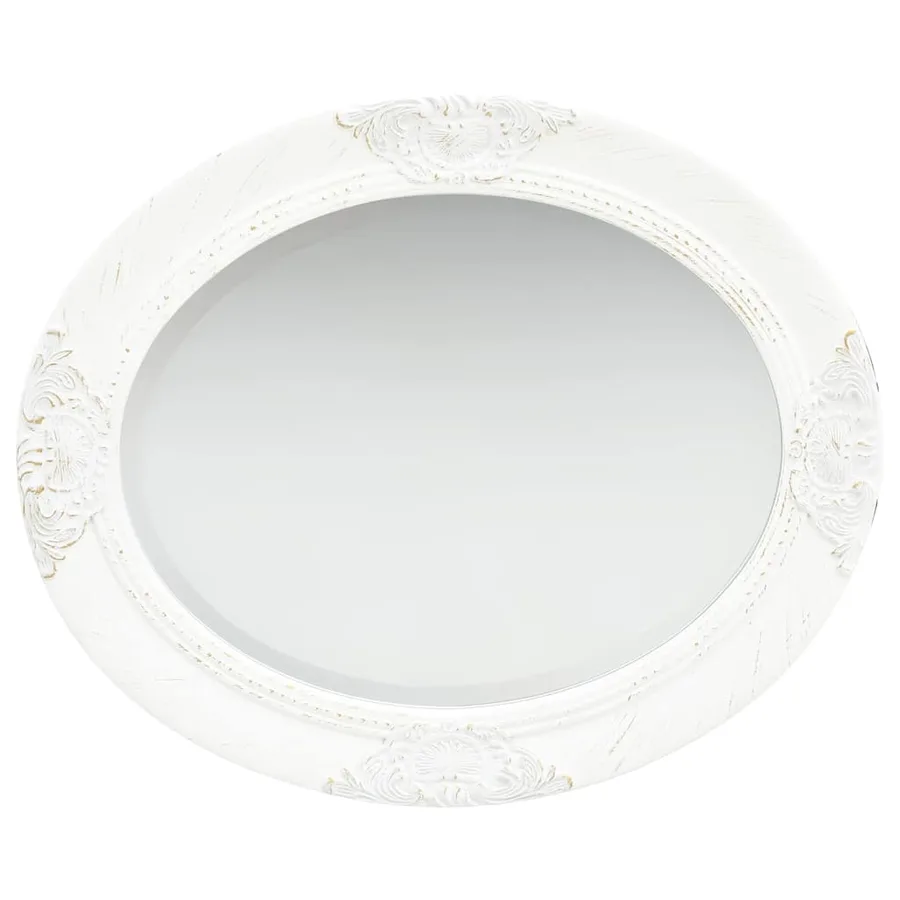 Miroir mural style baroque 50x60 cm Blanc - 3