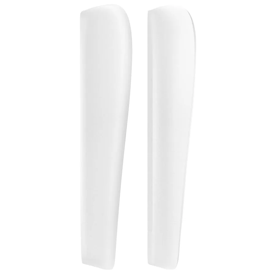 Tête de lit avec oreilles Blanc 83x23x118/128 cm Similicuir - 4