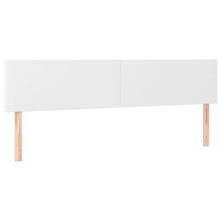 Têtes de lit Blanc 160x5x78/88 cm Similicuir - 2