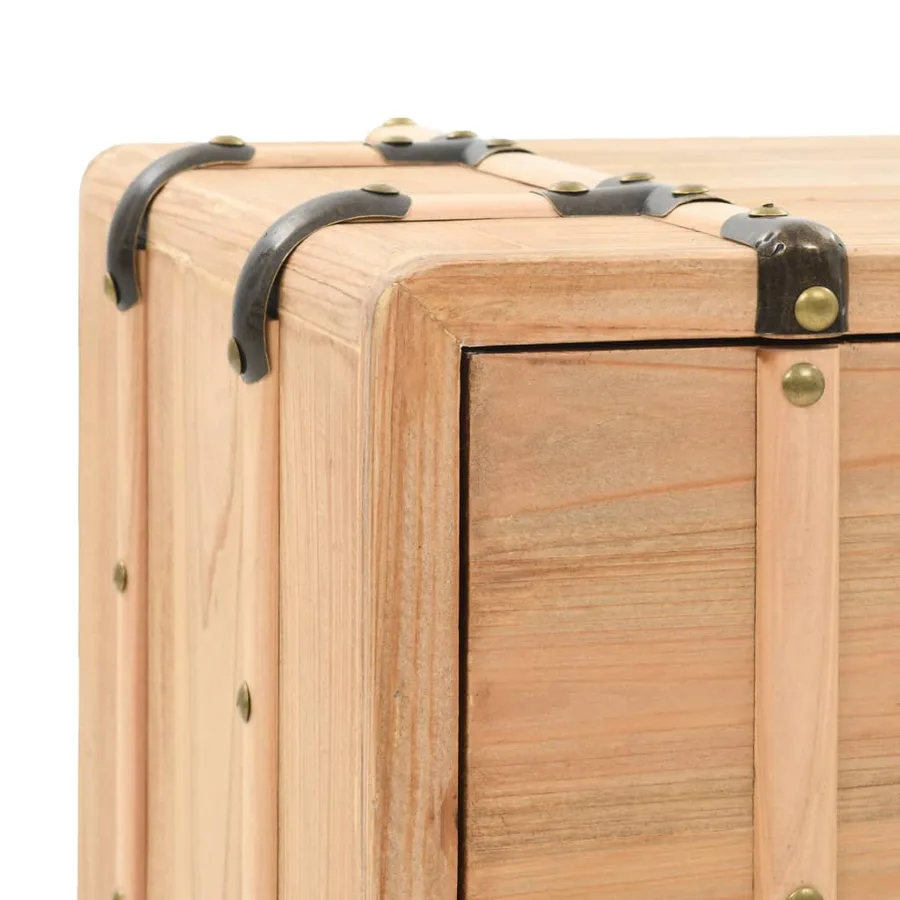 Table de chevet Bois de sapin massif 50 x 35 x 57 cm - 5
