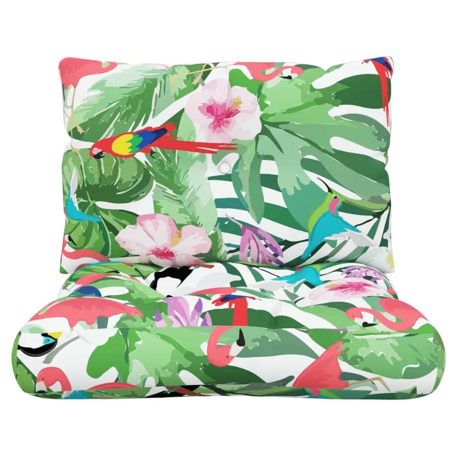 Coussins de palette lot de 2 multicolore tissu Oxford - 4