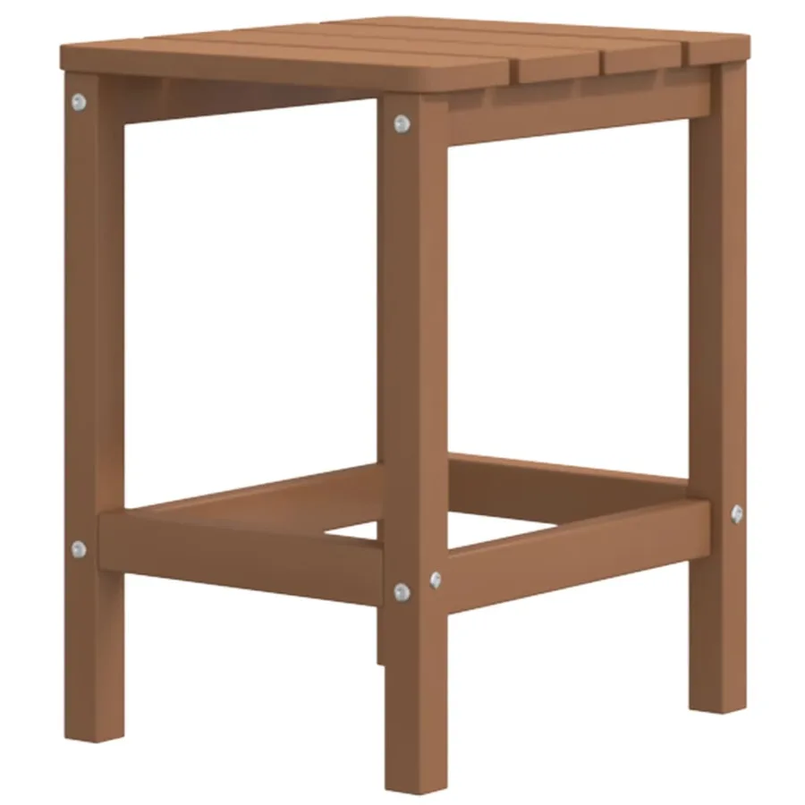 Table de jardin Adirondack Marron 38x38x46 cm PEHD - 2