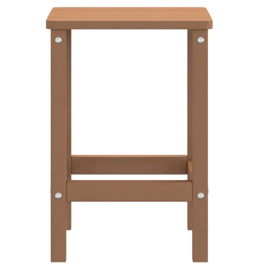 Table de jardin Adirondack Marron 38x38x46 cm PEHD - 4