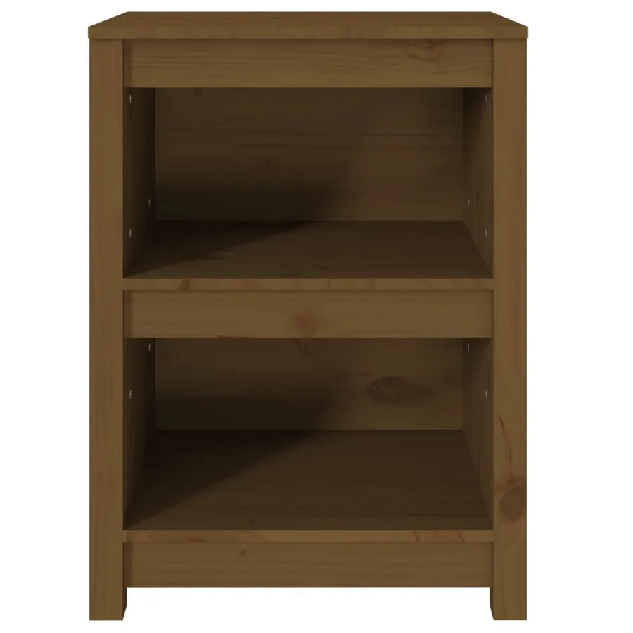 Bibliothèque Marron miel 50x35x68 cm Bois de pin massif - 5