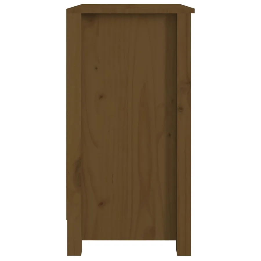 Bibliothèque Marron miel 50x35x68 cm Bois de pin massif - 6