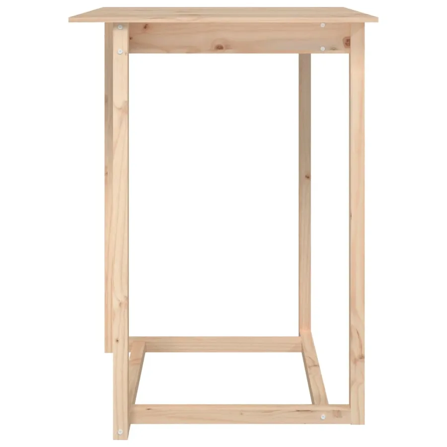 Table de bar 80x80x110 cm Bois massif de pin - 3