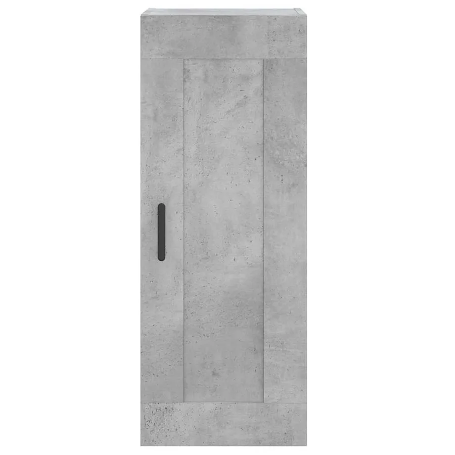 Buffet haut Gris béton 34,5x34x180 cm Bois d'ingénierie - 8