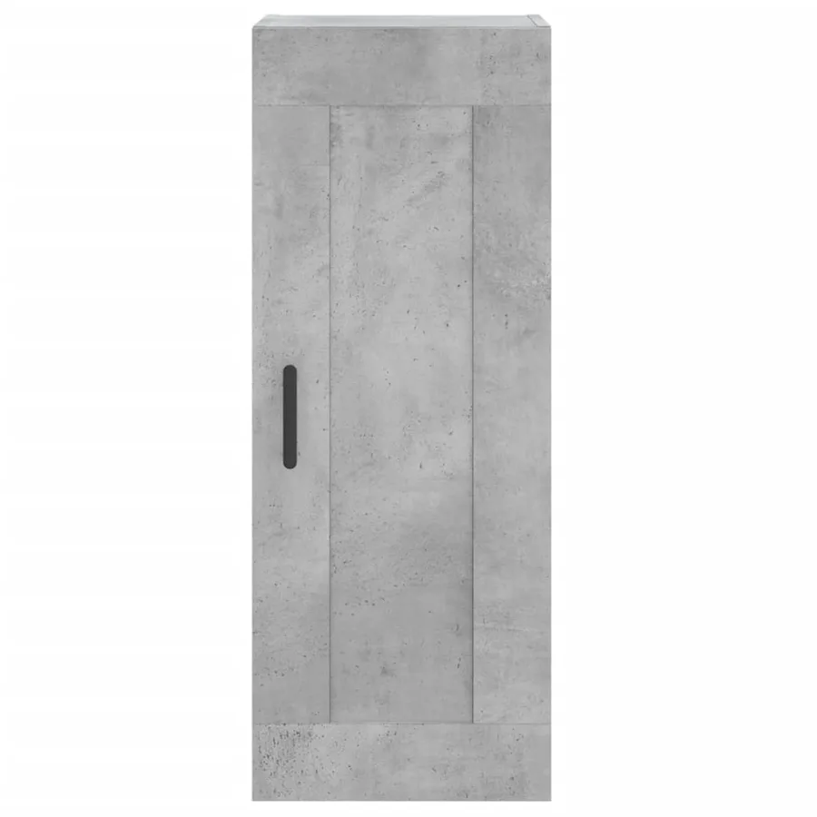 Buffet haut Gris béton 34,5x34x180 cm Bois d'ingénierie - 8