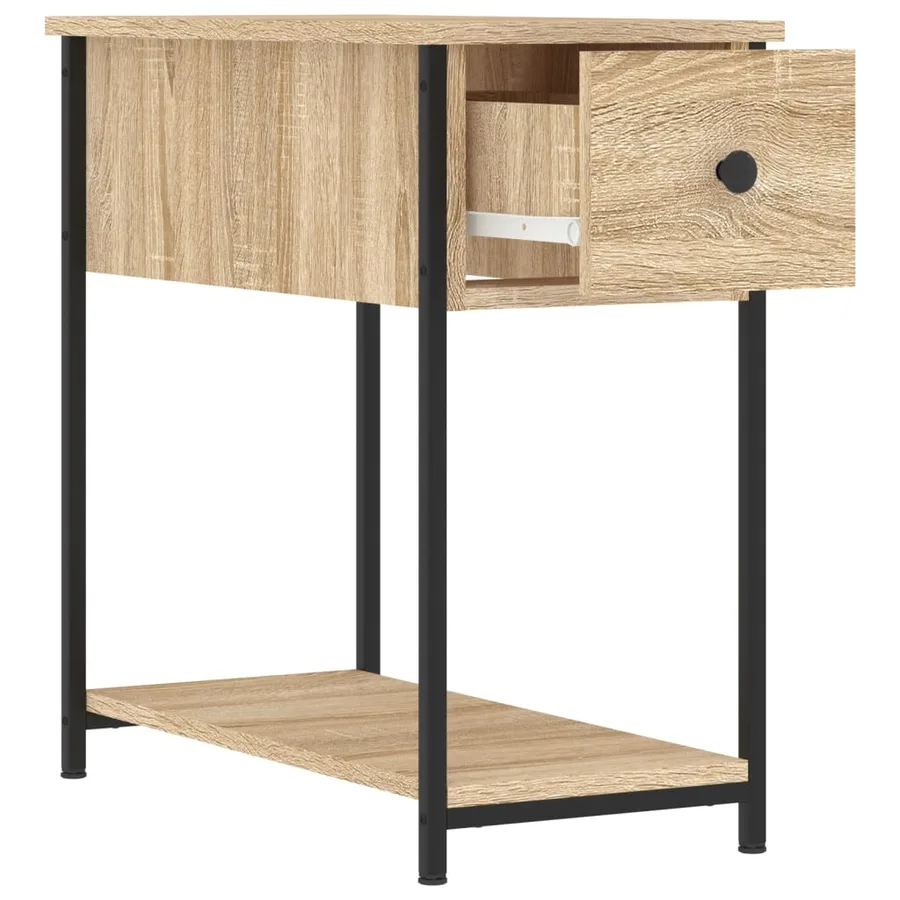 Tables de chevet 2 pcs chêne sonoma 30x60x60 cm bois ingénierie - 7
