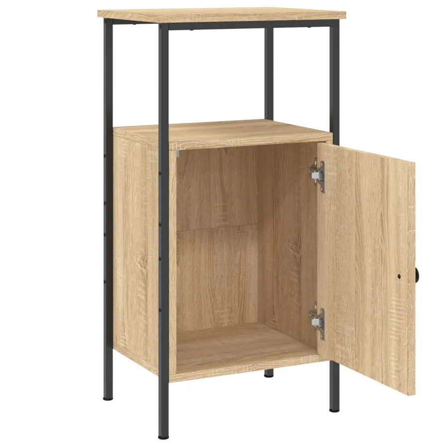 Table de chevet chêne sonoma 41x31x80 cm bois d'ingénierie - 4