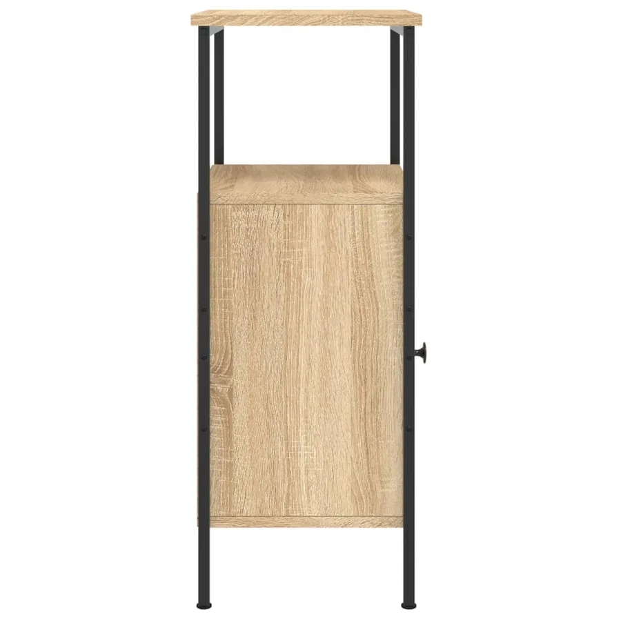 Table de chevet chêne sonoma 41x31x80 cm bois d'ingénierie - 6