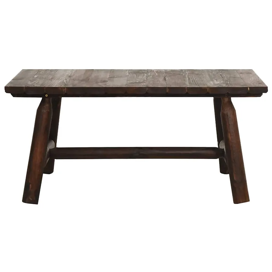 Table basse 90x50x41 cm bois massif d'épicéa - 3