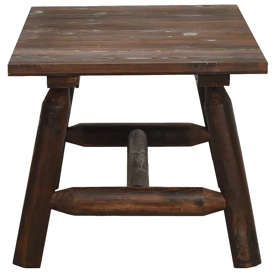 Table basse 90x50x41 cm bois massif d'épicéa - 4