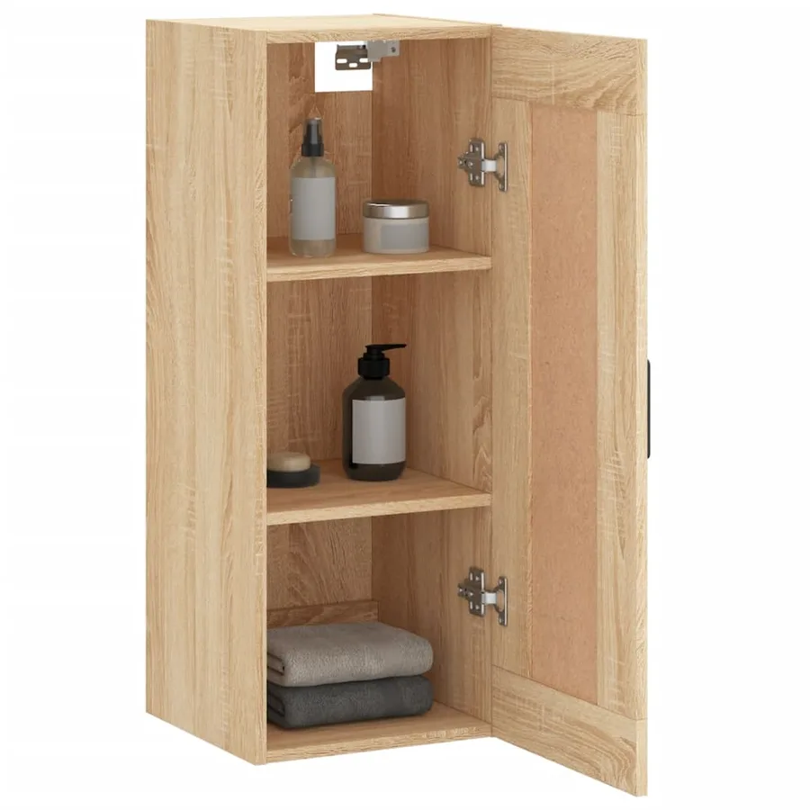 Armoire murale chêne sonoma 34,5x34x90 cm bois d'ingénierie - 5