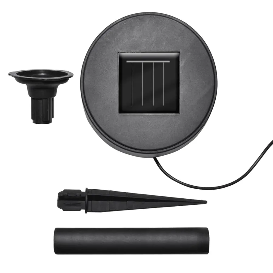 Lampes de jardin à LED 6pcs Ancrage à piquet et panneau solaire - 5