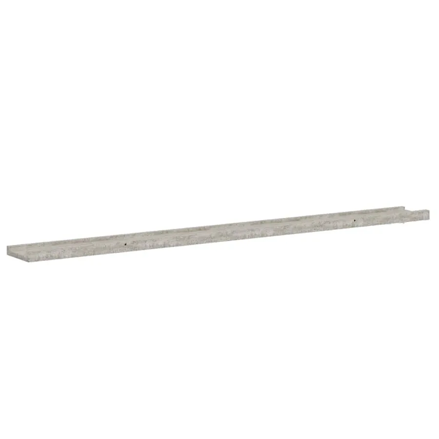 Étagères murales 2 pcs Gris béton 115x9x3 cm - 8
