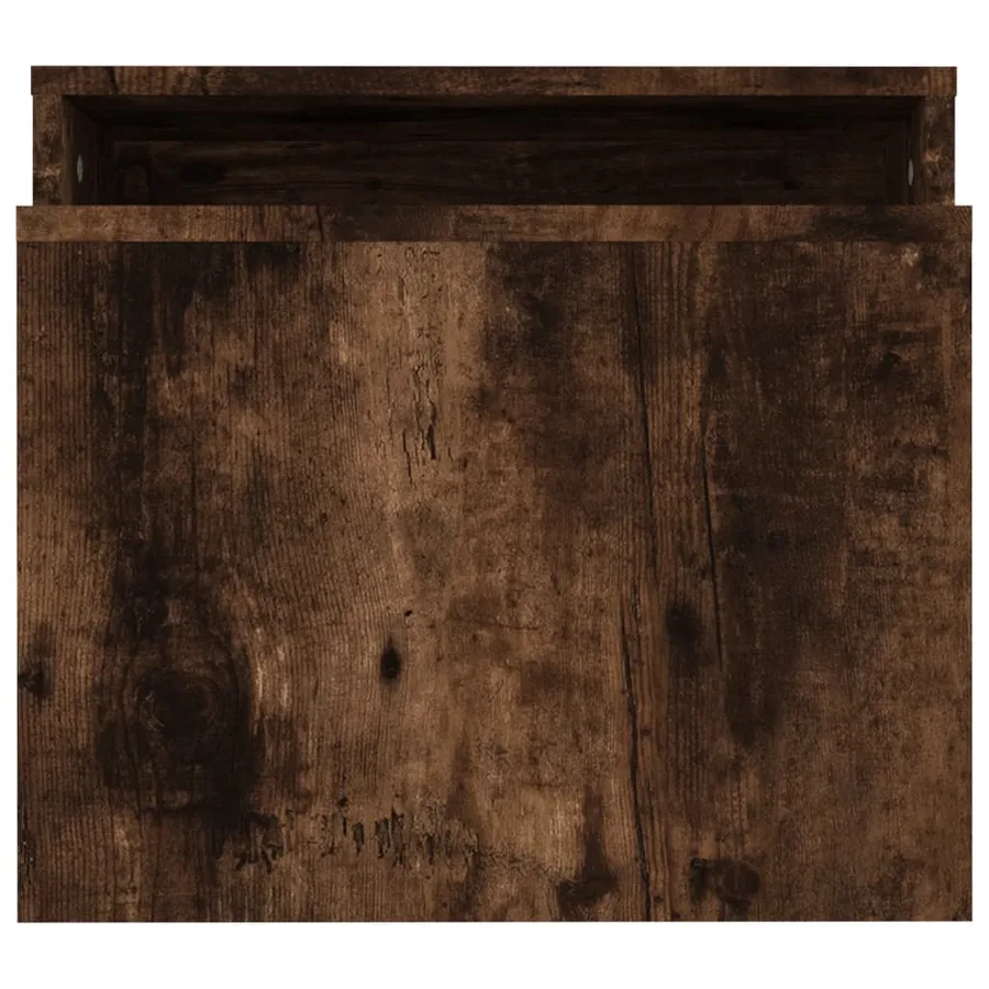 Ensemble table basse Chêne fumé 100x48x40 cm Bois d'ingénierie - 5