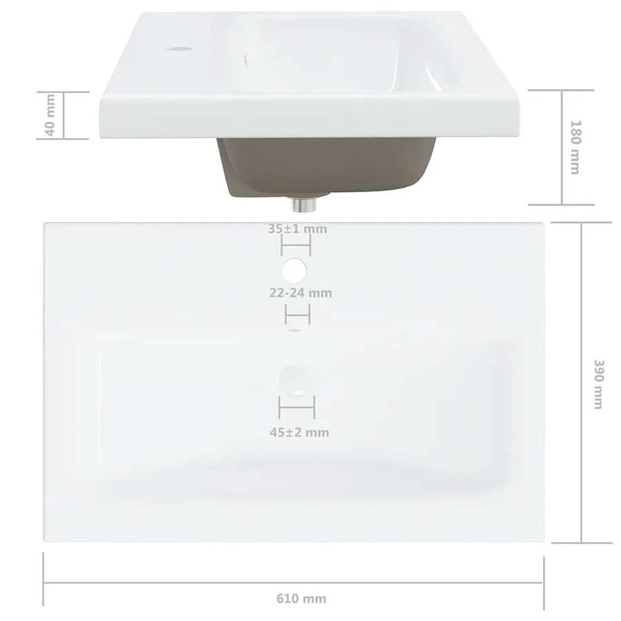 Meubles de salle de bain blanc bois d'ingénierie - 17