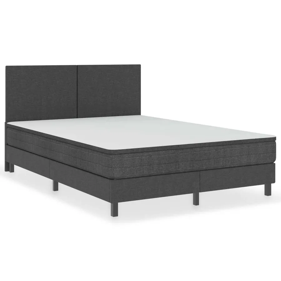 Tête de lit Gris foncé Tissu 160x200 cm - 3