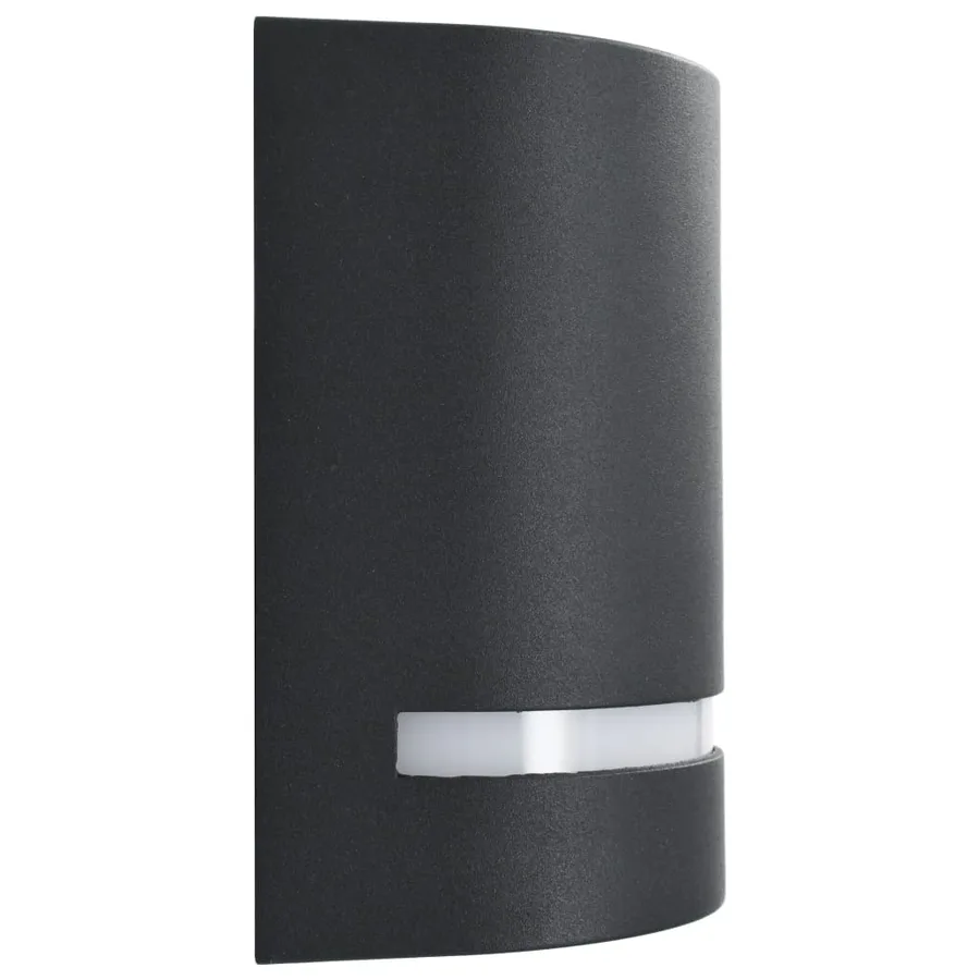 Appliques murales d'extérieur 2 pcs 35 W Noir Demi-rond - 4